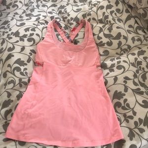 Lululemon pink tank top